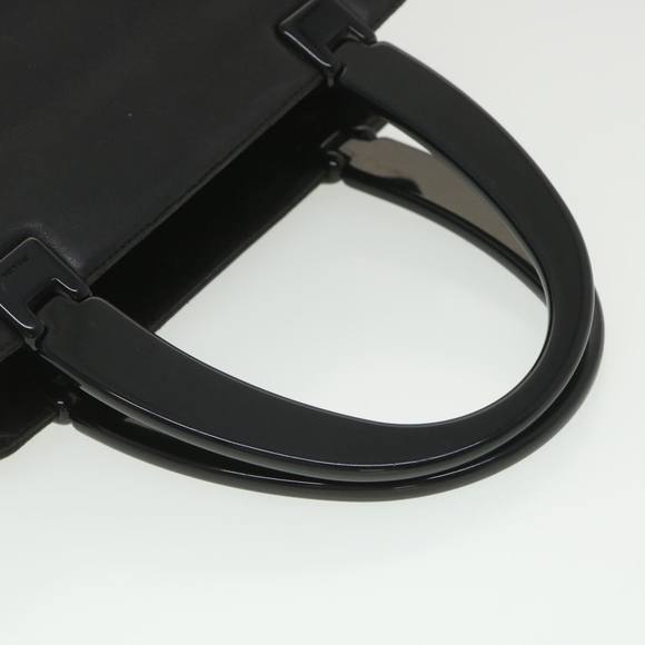 PRADA Hand Bag Leather Black Auth yb005 - Picture 7 of 16